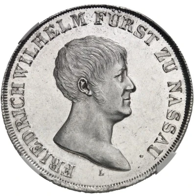 1 Thaler - Frederick William of Weilburg Pattern front