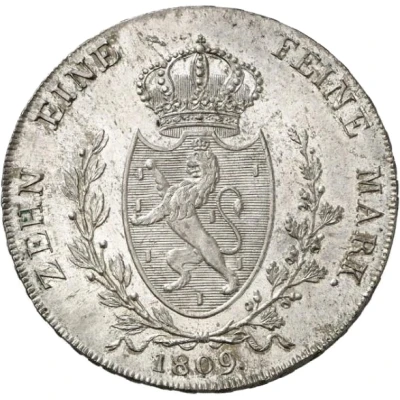 1 Thaler - Frederick William back