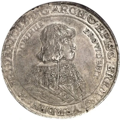 1 Thaler - Frederick of Dänemark front