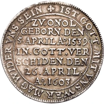 1 Thaler - George Frederick I Death back