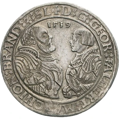 1 Thaler - George and Albert II front