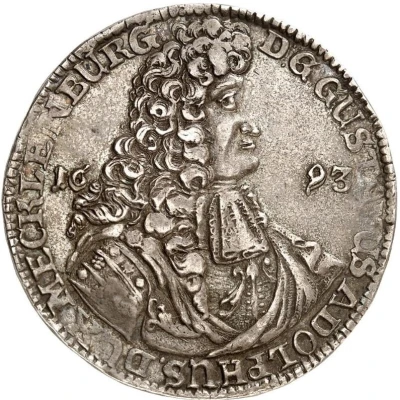 1 Thaler - Gustav Adolphus front