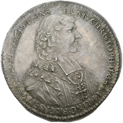 1 Thaler - Henry Christopher of Wolfframsdorf front