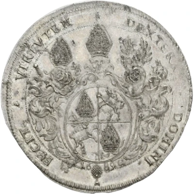 1 Thaler - Henry Christopher of Wolfframsdorf back