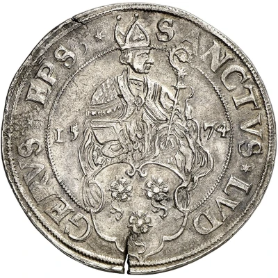 1 Thaler - Henry III of Duden back