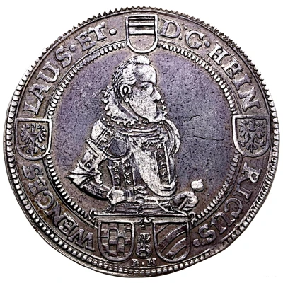 1 Thaler - Henry Wenceslaus and Charles Frederick I front