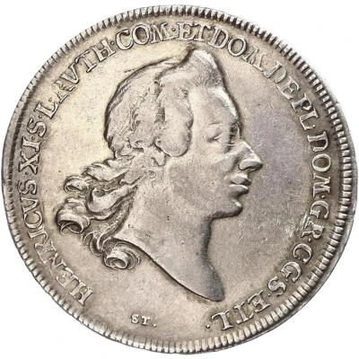 1 Thaler - Henry XI Ausbeute front