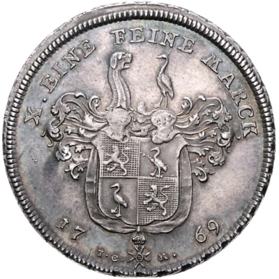 1 Thaler - Henry XI Konventionstaler back