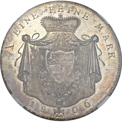 1 Thaler - Henry XIII Konventionstaler back