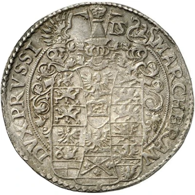 1 Thaler - Joachim Frederick of Brandenburg back