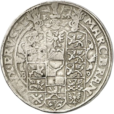 1 Thaler - Joachim Frederick of Brandenburg back