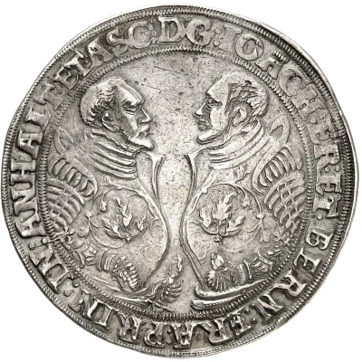 1 Thaler - Joachim II Ernest and Bernhard VII front