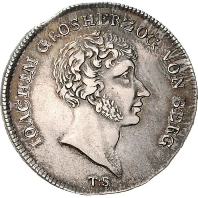 1 Thaler - Joachim Murat Cassataler front