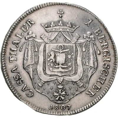 1 Thaler - Joachim Murat Cassataler back