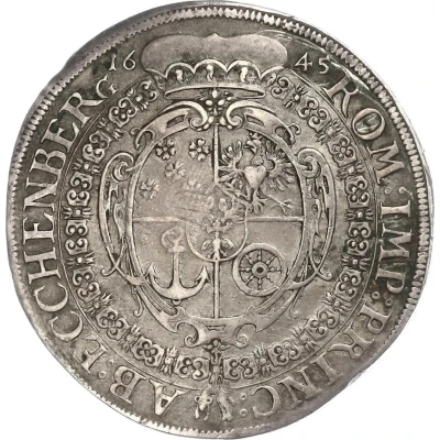 1 Thaler - Johann Anton back