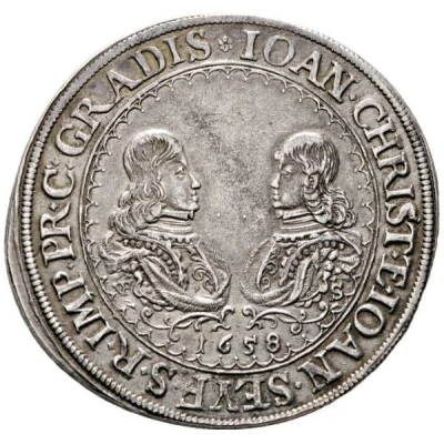 1¼ Thaler - Johann Christian and Johann Seyfried front