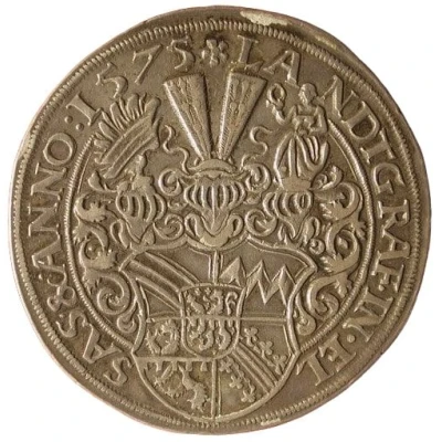 1 Thaler - Johann von Manderscheid-Blankenheim back