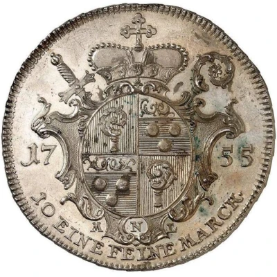 1 Thaler - John Anton II back