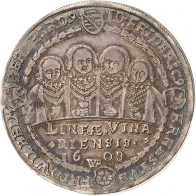 1 Thaler - John Ernest I and his seven brothers back