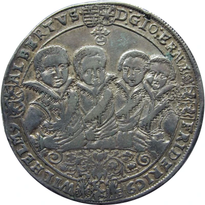 1 Thaler - John Ernest I and his seven brothers front