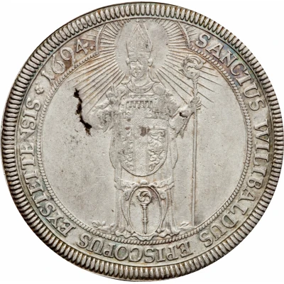 1 Thaler - John Eucharius Schenk of Castell back