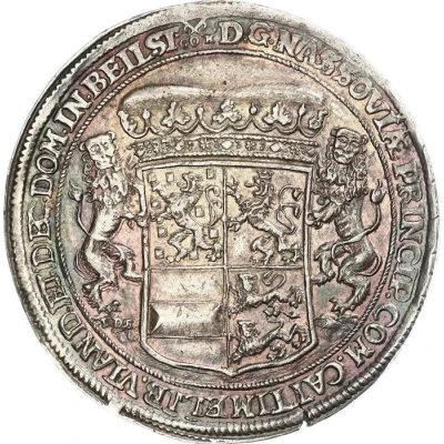 1 Thaler - John Francis, Henry, William Moritz, Henry Casimir and Francis Alexander Badehosentaler back