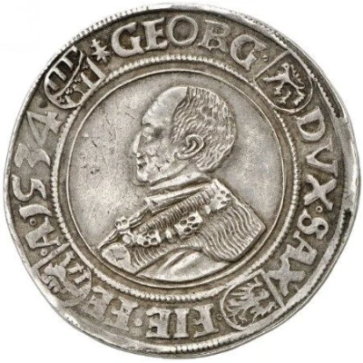 1 Thaler - John Frederick I and George back