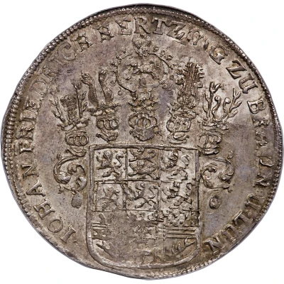 1 Thaler - John Frederick front