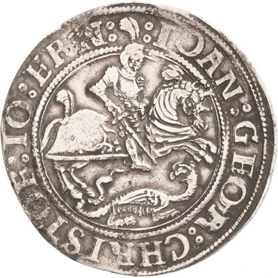 1 Thaler - John George I, Christoph II and John Ernest front