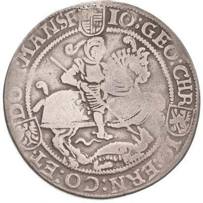 1 Thaler - John George I, Christoph II and John Ernest front