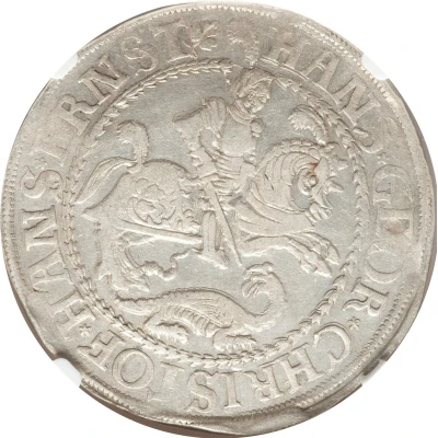 1 Thaler - John George I, Christoph II and John Ernest ND front