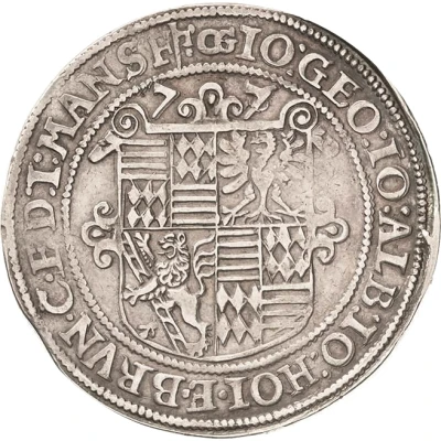 1 Thaler - John George I, John Albert, John Hoyer III and Bruno II front