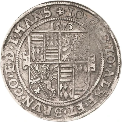 1 Thaler - John George I, John Albert and Bruno II front