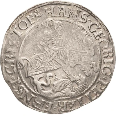 1 Thaler - John George I, Peter Ernest I and Christoph II front