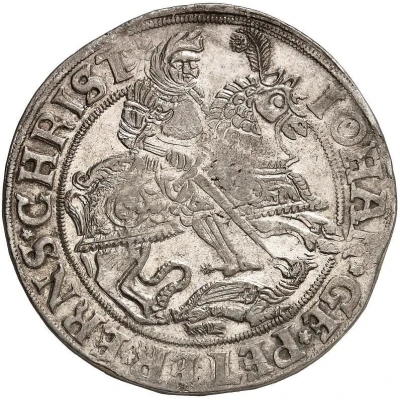 1 Thaler - John George I, Peter Ernest I and Christoph II ND front