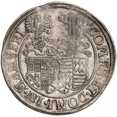 1 Thaler - John George I, Peter Ernest I and Christoph II ND back