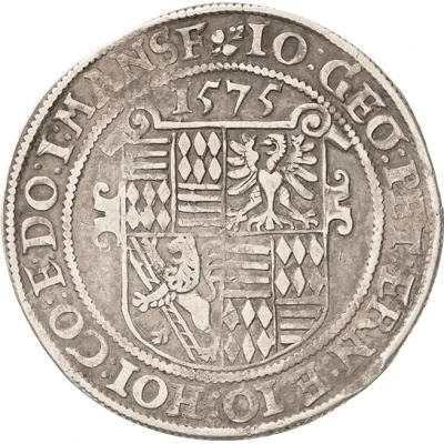 1 Thaler - John George I, Peter Ernest I and John Hoyer III front