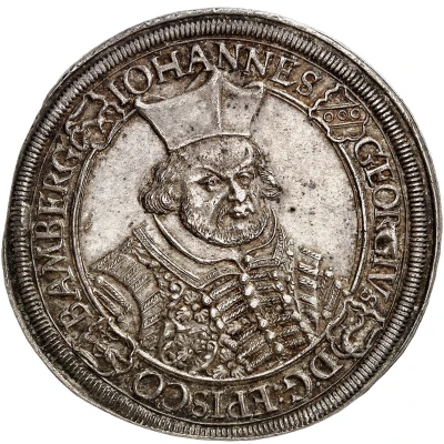 1 Thaler - John George II Fuchs of Dornheim ND front