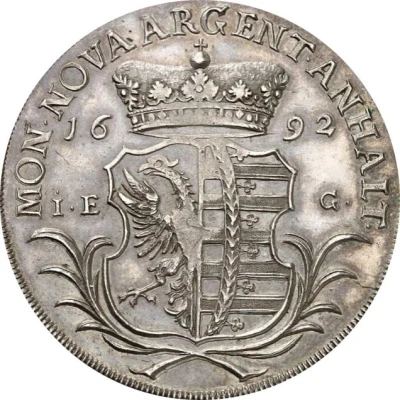 1 Thaler - John George II back