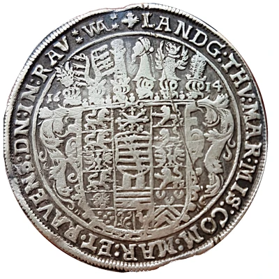 1 Thaler - John Philip, Frederick, John William and Frederick William II back