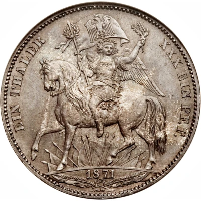 1 Thaler - John "Siegesthaler" back