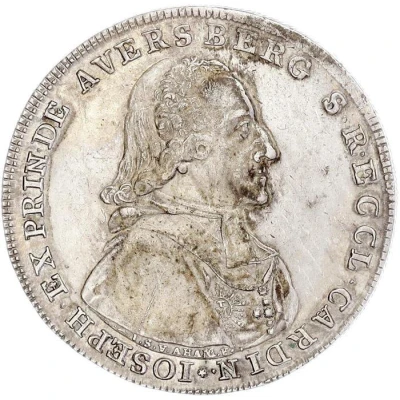 1 Thaler - Joseph Francis Anthony of Auersperg front