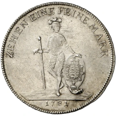 1 Thaler - Joseph Frederick back