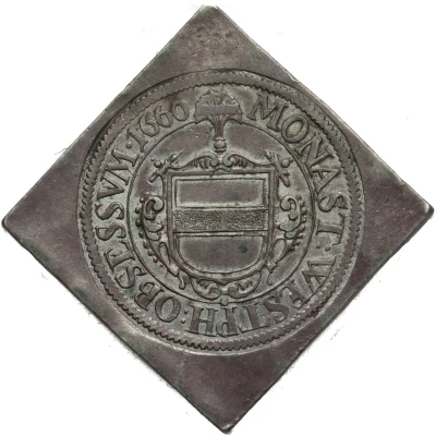 1 Thaler Klippe; Siege coinage front