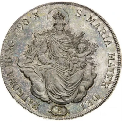 1 Thaler - Leopold II back
