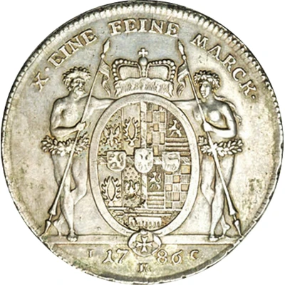 1 Thaler - Louis Günther II back