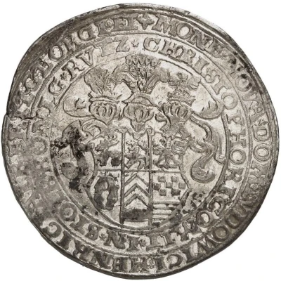 1 Thaler - Louis II, Henry XXI, Albert George and Christof I front