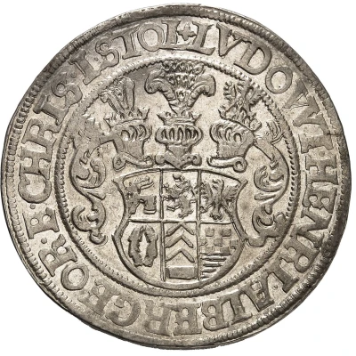 1 Thaler - Louis II, Henry XXI, Albert George and Christof I front