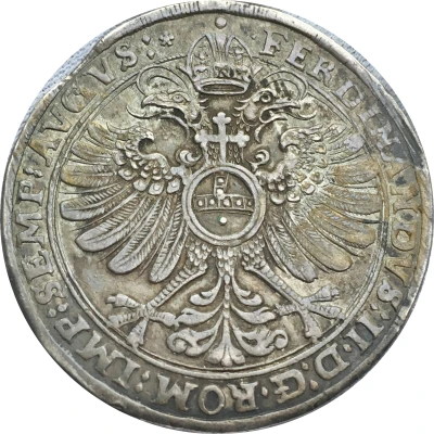 1 Thaler - Louis II, John Casimir and George Albert back