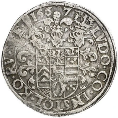 1 Thaler - Louis II front